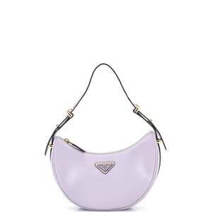 Prada Arque Half Moon Hobo Leather #238205P24B